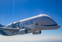 Гигантский грузовой самолет Airbus BelugaXL приступил к работе