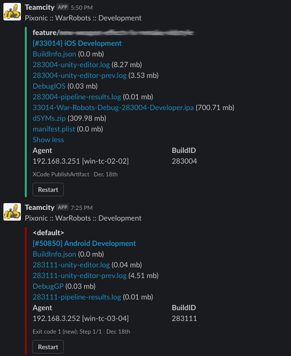 Непрерывная интеграция в Unity: как сократить время сборок и сэкономить ресурсы + пайплайн в подарок - 5 Непрерывная интеграция в Unity: как сократить время сборок и сэкономить ресурсы + пайплайн в подарок - 5