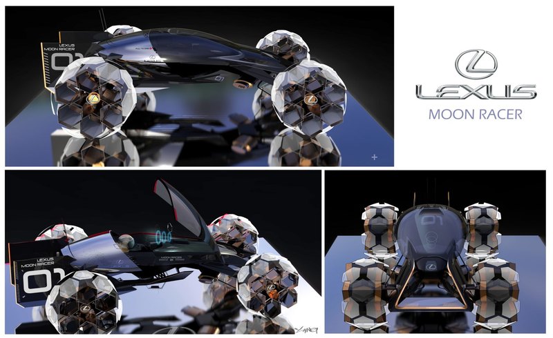 Lexus представила, как могут выглядеть лунные машины