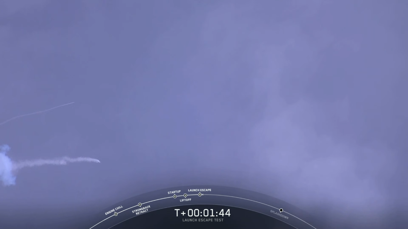 SpaceX успешно провела испытание системы спасения корабля Crew Dragon - 23
