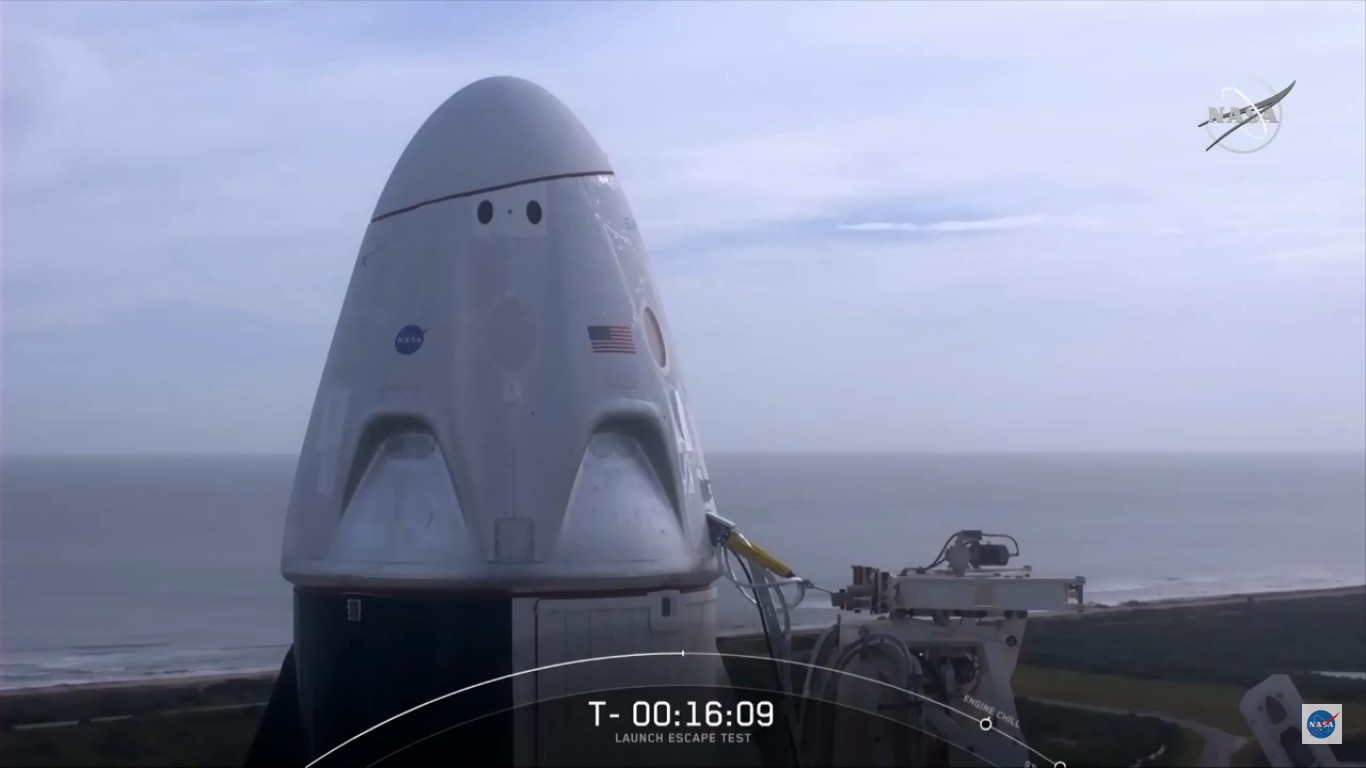 SpaceX успешно провела испытание системы спасения корабля Crew Dragon - 8