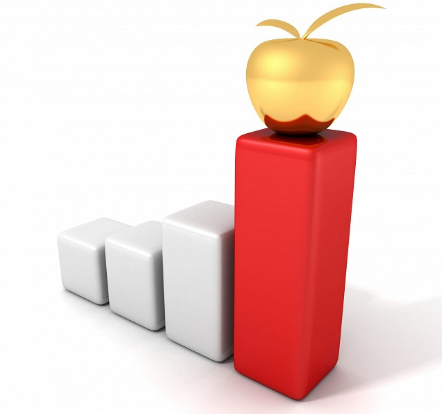 Несмотря ни на что, Apple продолжает расти огромными темпами. За четыре месяца компания стала дороже на 40% - 1 Несмотря ни на что, Apple продолжает расти огромными темпами. За четыре месяца компания стала дороже на 40%
