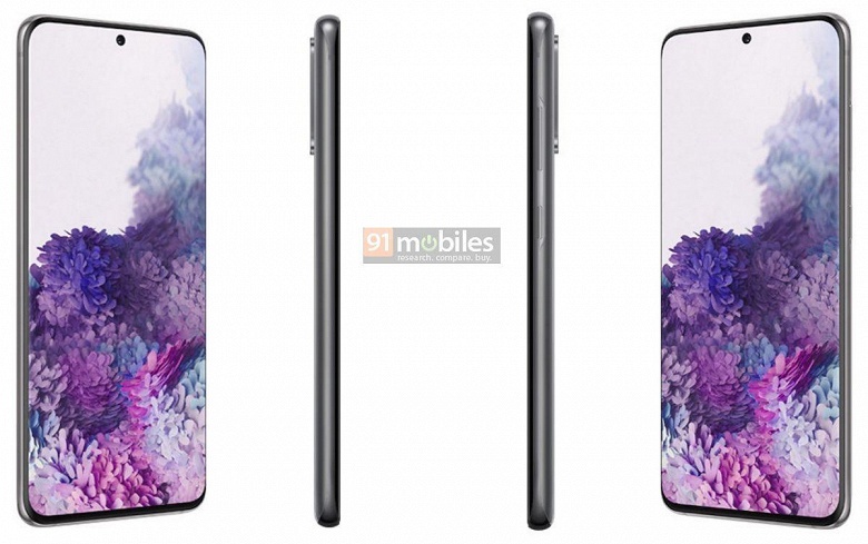 Эксклюзив. Официальные рендеры Samsung Galaxy S20, S20+ 5G и S20 Ultra 5G за три недели до анонса - 7 Эксклюзив. Официальные рендеры Samsung Galaxy S20, S20+ 5G и S20 Ultra 5G за три недели до анонса
