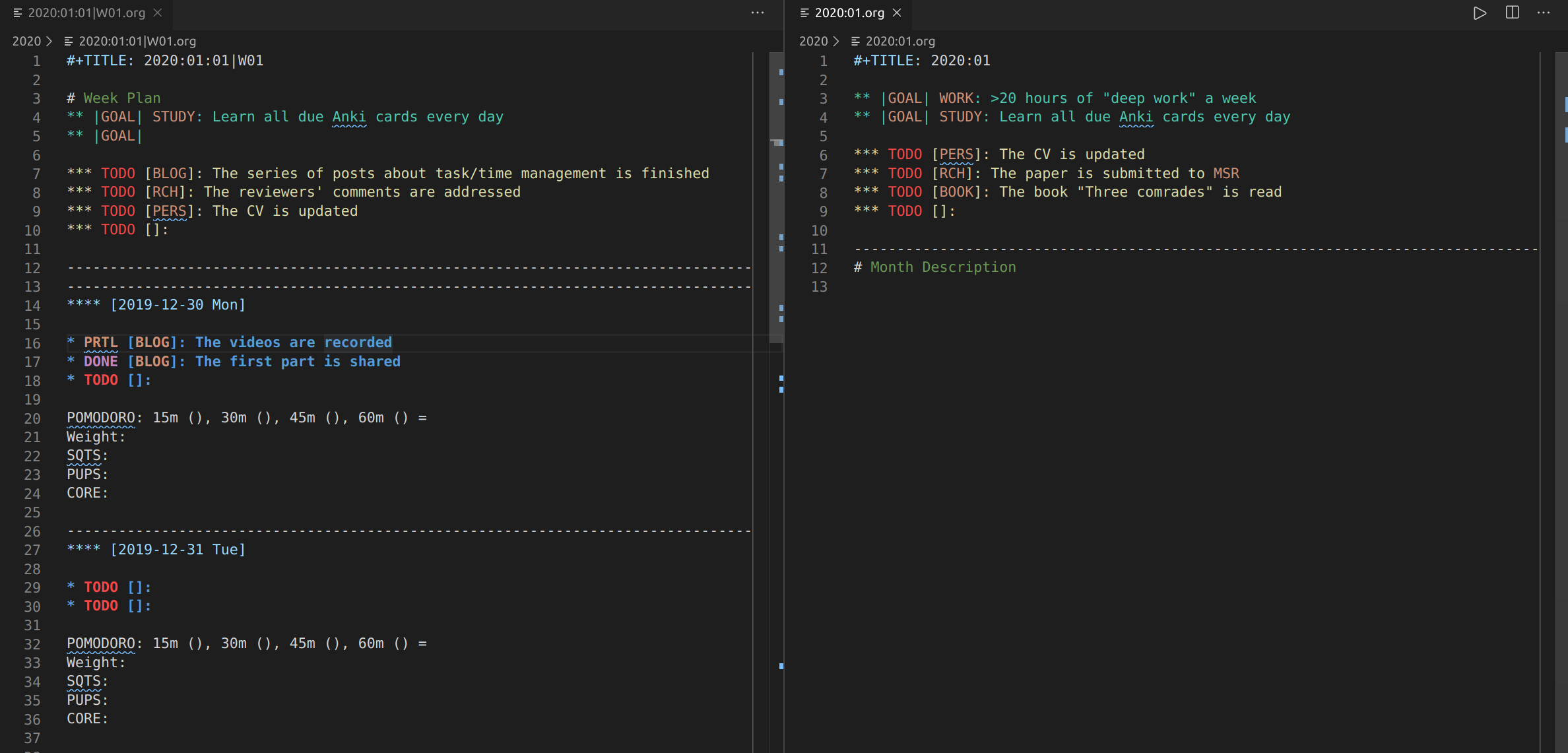 Мой подход по управлению временем-задачами используя VSCode - 4 image