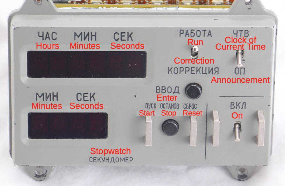 Разбираем цифровые часы с космического корабля «Союз» - 4