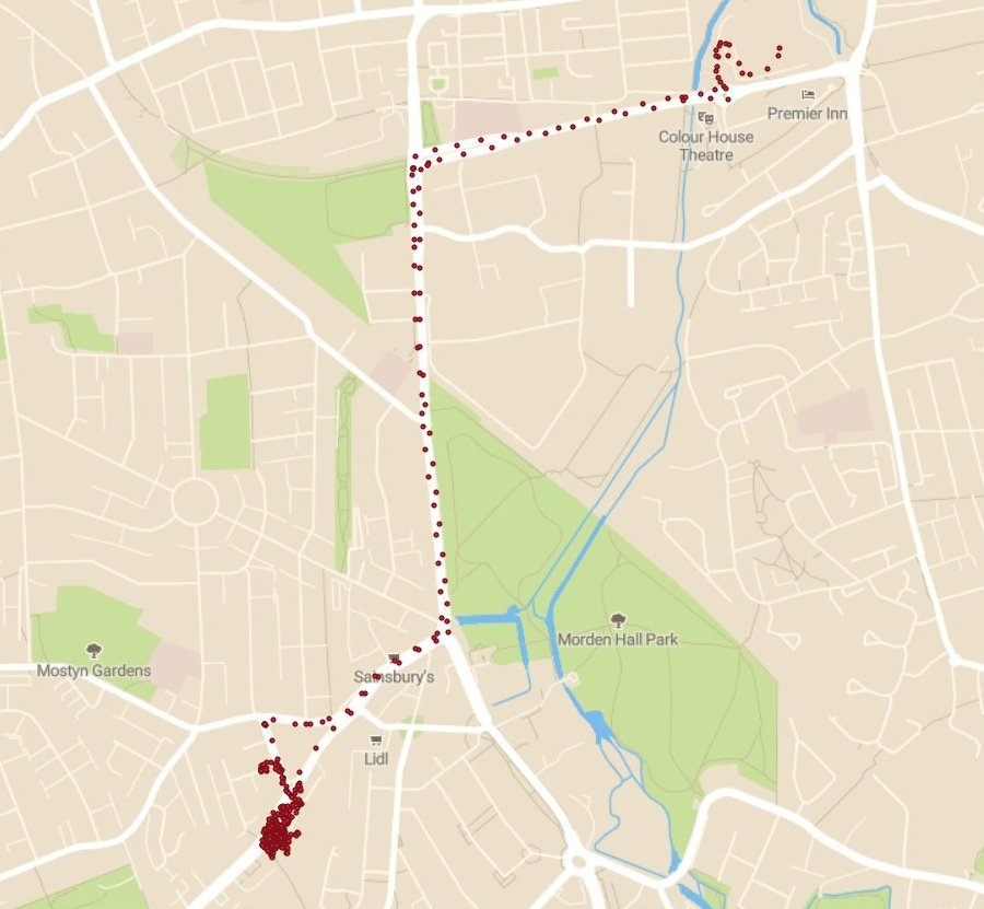 Сырой трек неизвестного пользака, гулявшего где-то по Лондону