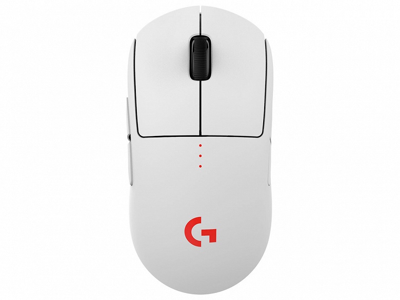 Беспроводная игровая мышь Logitech G Pro Ghost Limited Edition окрашена в белый цвет