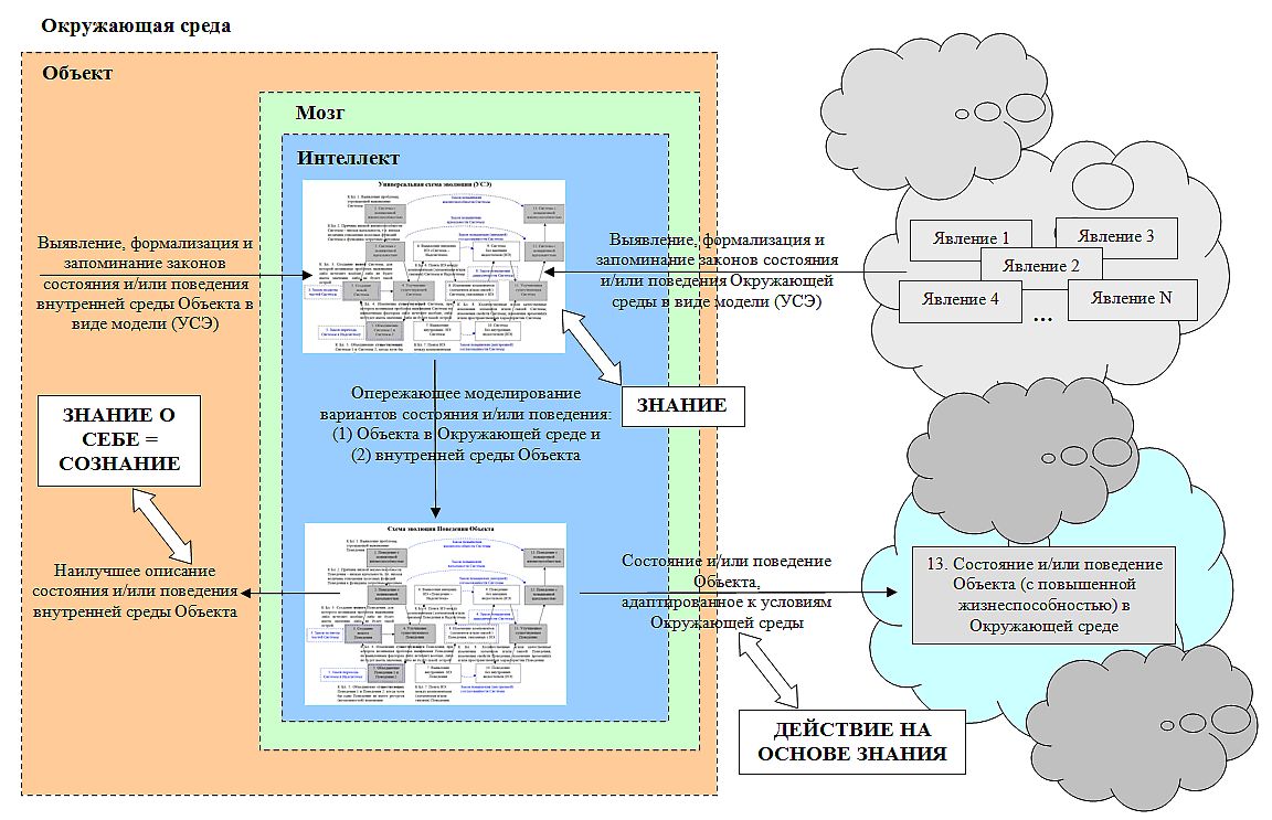 Интеллект — способность объекта адаптировать свое поведение к окружающей среде с целью своего сохранения (выживания) - 1