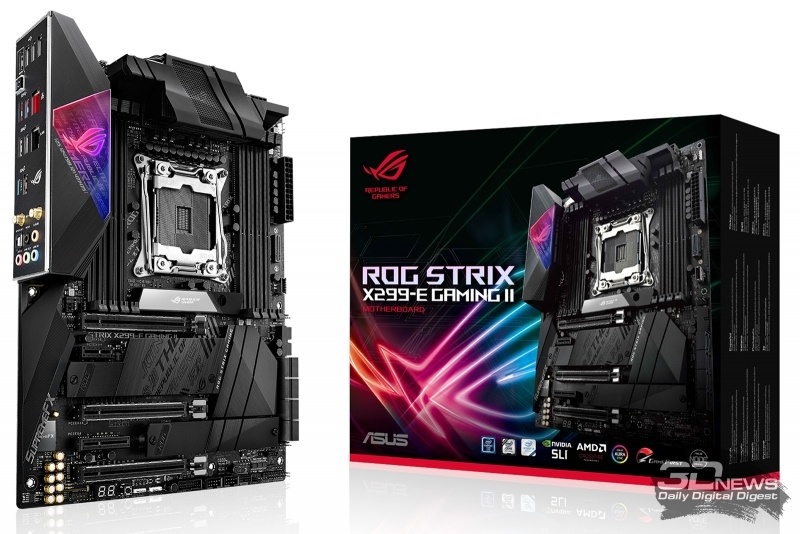 Новая статья: Обзор материнской платы ASUS ROG Strix X299-E Gaming II: издание третье, пересмотренное и дополненное