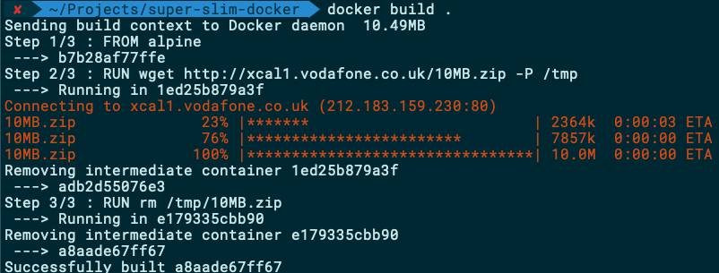 Методики уменьшения размеров образов Docker - 4