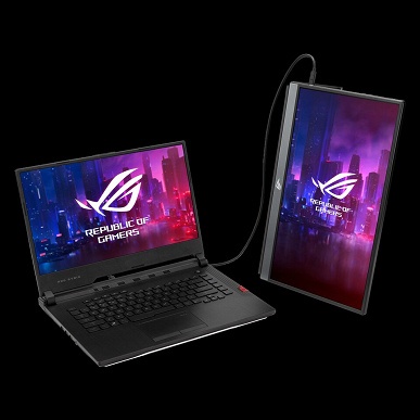 Портативный игровой монитор Asus ROG Strix XG17AHPE может проработать без подзарядки 3,5 ч