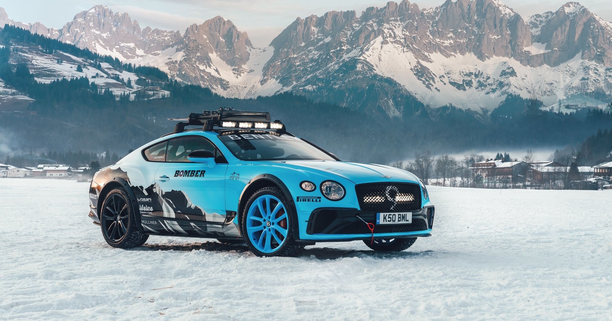 Bentley построила спорткар для ледовых гонок