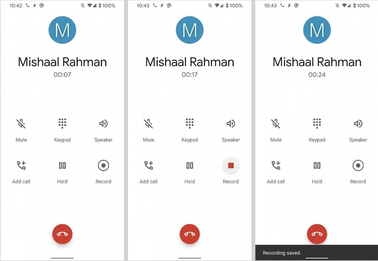 Эксперты XDA Developers протестировали функцию записи разговоров в приложении Google Phone - 2