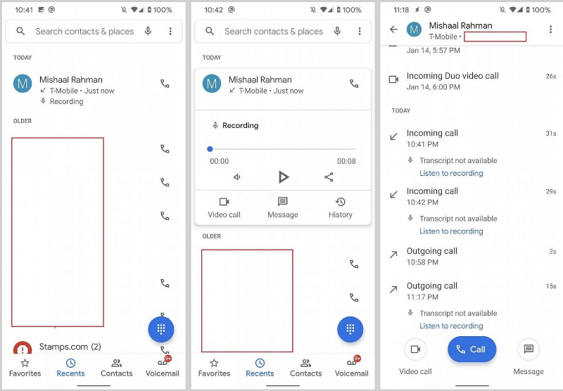 Эксперты XDA Developers протестировали функцию записи разговоров в приложении Google Phone - 3