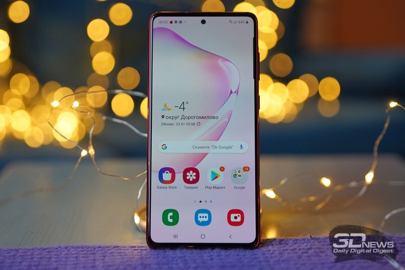 Новая статья: Обзор Samsung Galaxy Note10 Lite: «бюджетный» вариант смартфона с пером