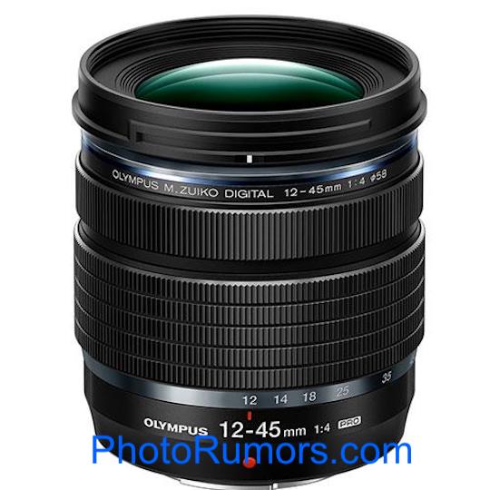 Появились подробные сведения об объективе Olympus M.Zuiko Digital ED 12-45mm f/4.0 PRO