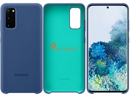 Samsung Galaxy S20 позирует в разноцветных одеяниях