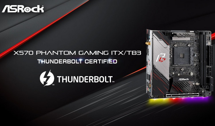Материнская плата для AMD Ryzen с Thunderbolt 3 впервые сертифицирована Intel