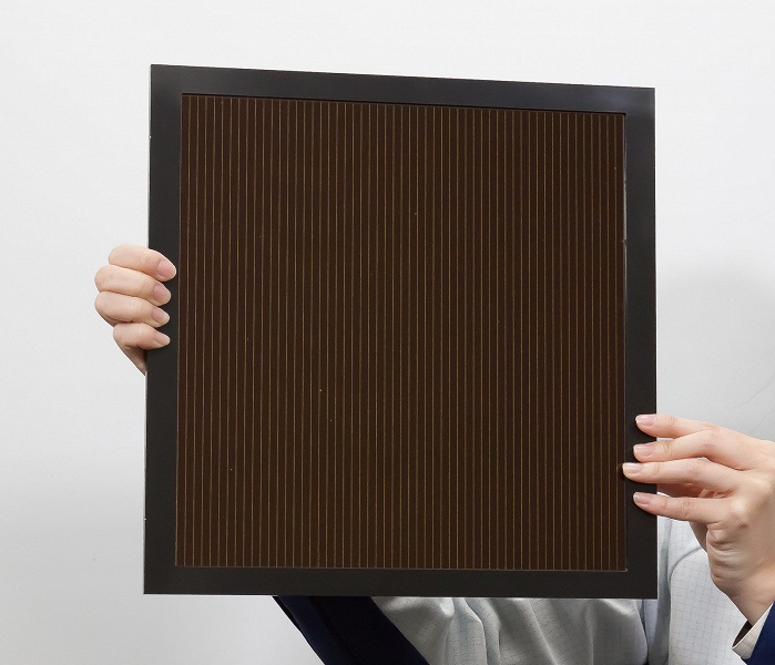 NEDO и Panasonic достигли рекордной эффективности фотоэлектрического преобразования — 16,09% — для модуля самой большой площади на основе перовскита - 1 NEDO и Panasonic достигли рекордной эффективности фотоэлектрического преобразования — 16,09% — для модуля самой большой площади на основе перовскита