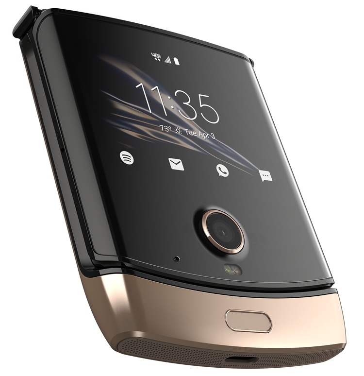 Гибкий смартфон Motorola razr выйдет в цвете Blush Gold