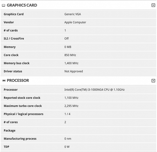 Таинственный процессор Intel может оказаться основой для обновлённого MacBook Air