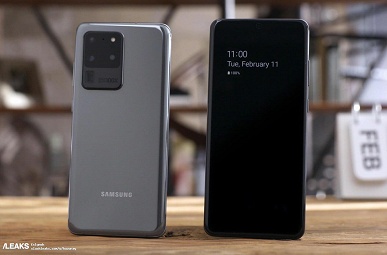 Samsung Galaxy S20, S20+ и S20 Ultra на фото и видео в руках за считанные часы до анонса