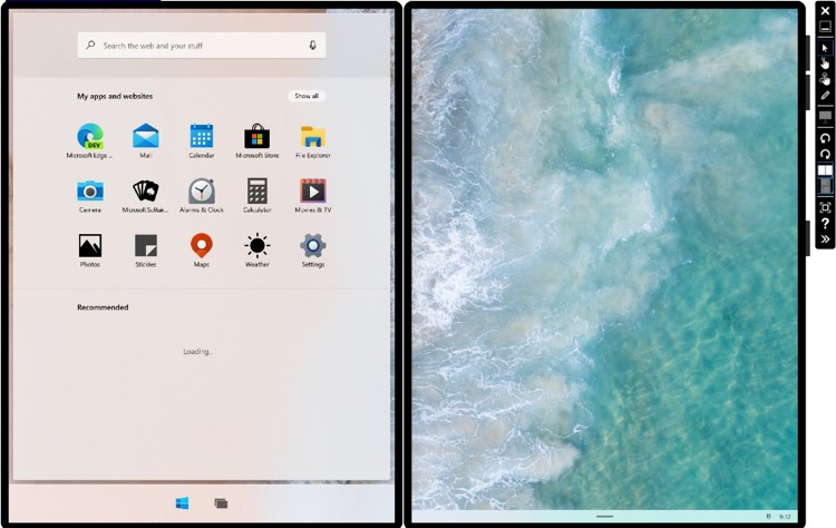 Microsoft выпустила эмулятор Windows 10X для будущих компьютеров с двойным экраном Surface Neo - 2