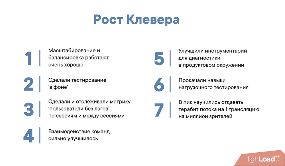 HighLoad++, Михаил Райченко (ManyChat): почти без магии, или как просто раздать терабит видеопотока - 21