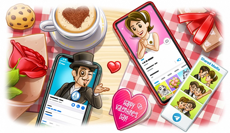 Telegram превращается в Tinder. Запрещённый в России мессенджер получил большое обновление ко Дню святого Валентина