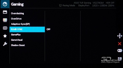 Новая статья: Обзор игрового 280-Гц Full HD-монитора ASUS TUF Gaming VG279QM: погоня за максимальной скоростью Новая статья: Обзор игрового 280-Гц Full HD-монитора ASUS TUF Gaming VG279QM: погоня за максимальной скоростью