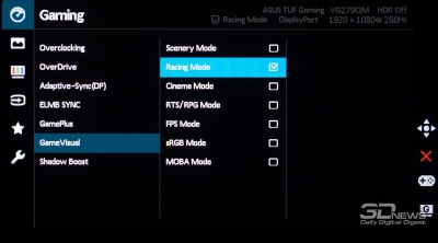Новая статья: Обзор игрового 280-Гц Full HD-монитора ASUS TUF Gaming VG279QM: погоня за максимальной скоростью Новая статья: Обзор игрового 280-Гц Full HD-монитора ASUS TUF Gaming VG279QM: погоня за максимальной скоростью