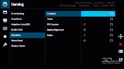 Новая статья: Обзор игрового 280-Гц Full HD-монитора ASUS TUF Gaming VG279QM: погоня за максимальной скоростью Новая статья: Обзор игрового 280-Гц Full HD-монитора ASUS TUF Gaming VG279QM: погоня за максимальной скоростью