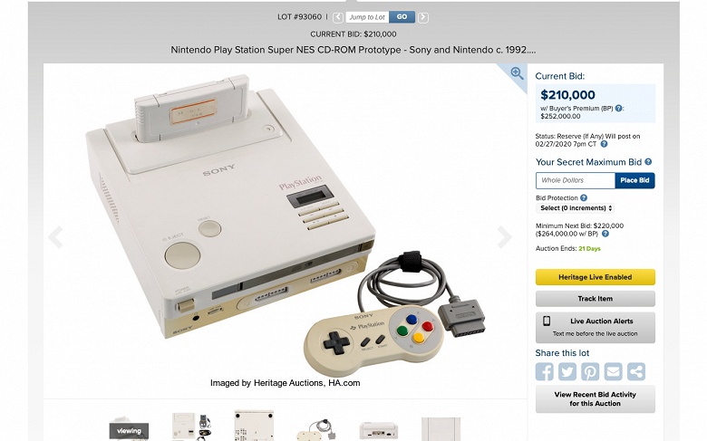 Уникальная Nintendo PlayStation предлагается за 210 тысяч долларов - 2 Уникальная Nintendo PlayStation предлагается за 210 тысяч долларов