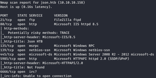 Hack The Box. Прохождение JSON. Уязвимость в Json.Net и LPE через SeImpersonatePrivilege - 4 image