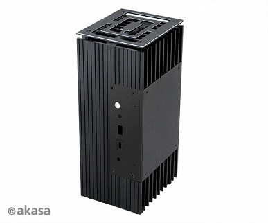 Корпус Akasa Turing FX предназначен для бесшумного ПК на базе Intel NUC 