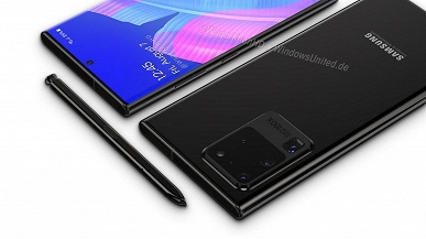 Вот так могут выглядеть Samsung Note20, Note20+ и Note20 Ultra