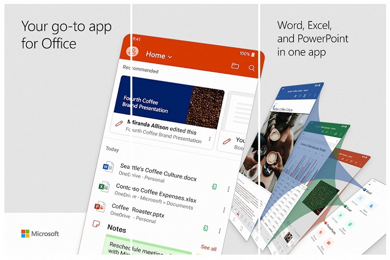 Microsoft Office на Android. Приложение вышло из стадии бета-тестирования