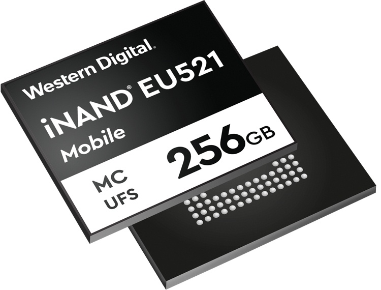 Western Digital iNAND MC EU521: модули памяти UFS 3.1 для 5G-смартфонов