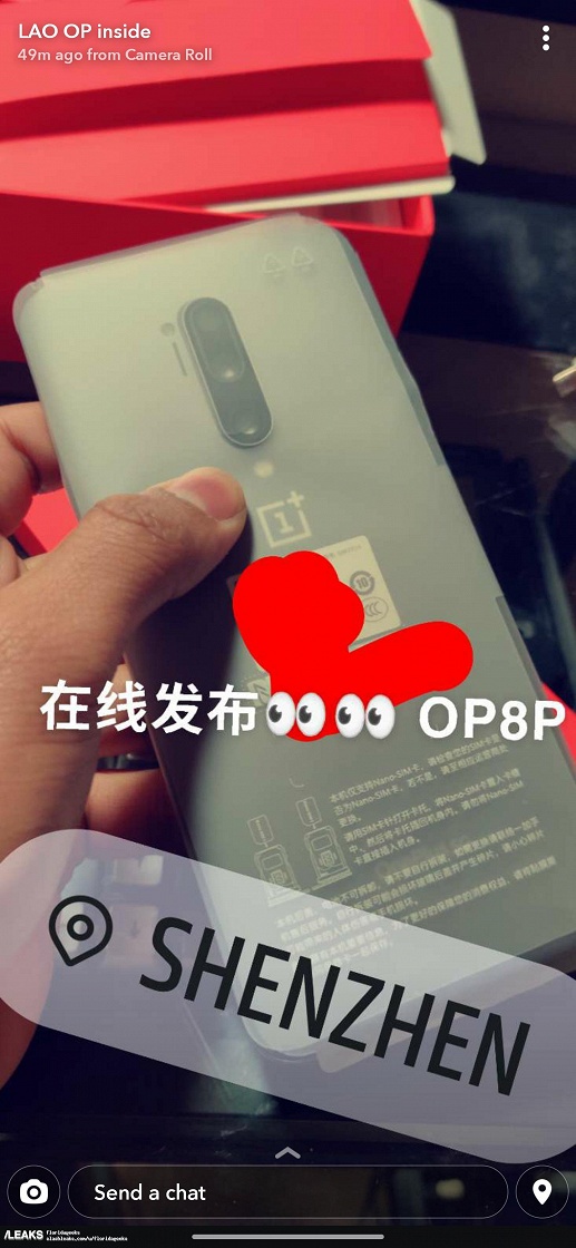 Флагман OnePlus 8 Pro впервые позирует в руках пользователя - 1 Флагман OnePlus 8 Pro впервые позирует в руках пользователя
