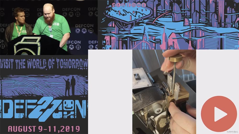 Конференция DEFCON 27. Изготовление дубликатов механических ключей с ограниченным доступом. Часть 1 - 19 Конференция DEFCON 27. Изготовление дубликатов механических ключей с ограниченным доступом. Часть 1 - 19