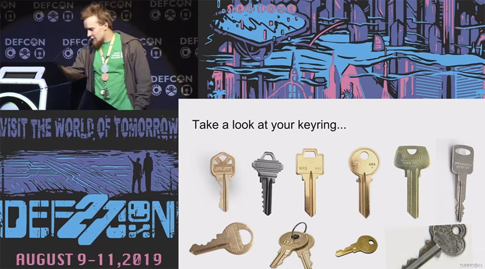 Конференция DEFCON 27. Изготовление дубликатов механических ключей с ограниченным доступом. Часть 1 - 2 Конференция DEFCON 27. Изготовление дубликатов механических ключей с ограниченным доступом. Часть 1 - 2
