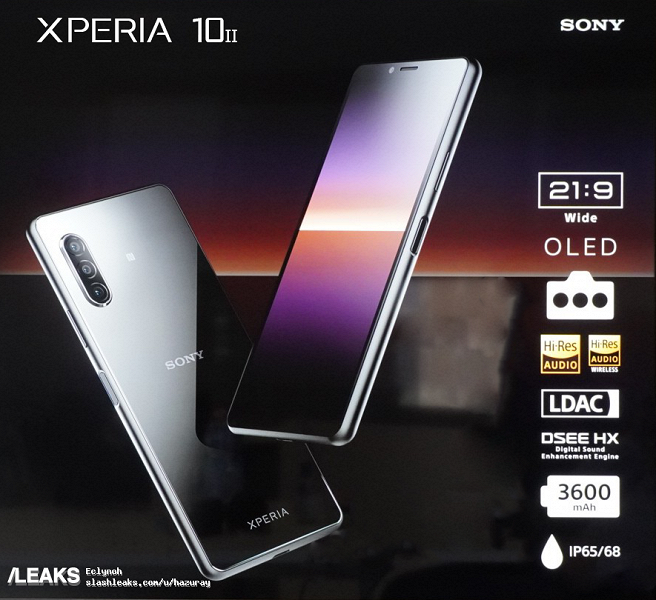 Новый средний уровень в исполнении Sony. Xperia 10 II получил тройную камеру, Snapdragon 665 и аккумулятор емкостью 3600 мАч