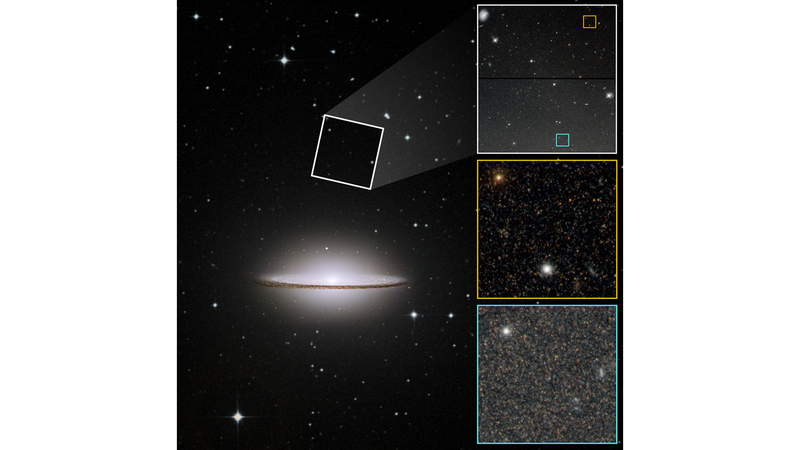 «Хаббл» заснял необычную галактику Сомбреро
