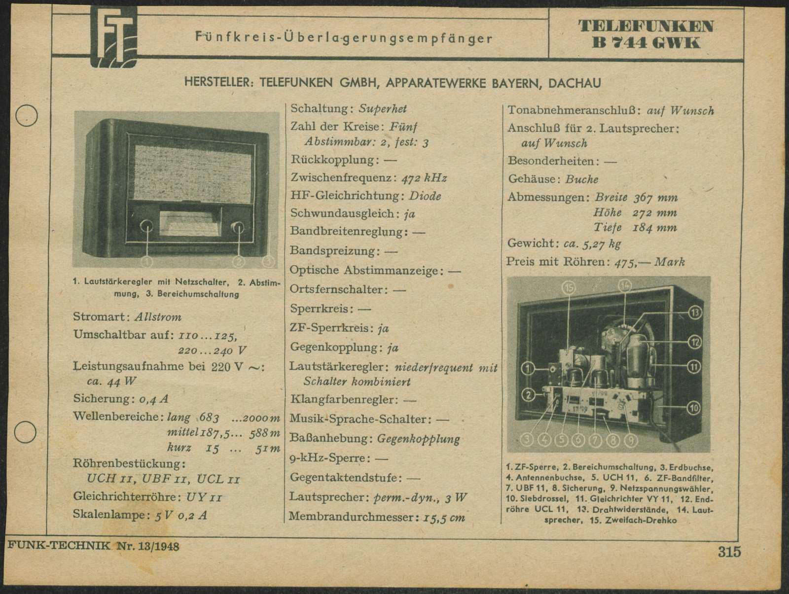 История Telefunken: феникс немецкой электроники от Вильгельма второго и Геббельса до Beatles и наших дней - 15