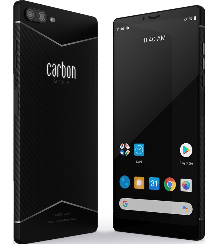 Carbon 1 Mark II: первый в мире смартфон с корпусом из углеродного волокна