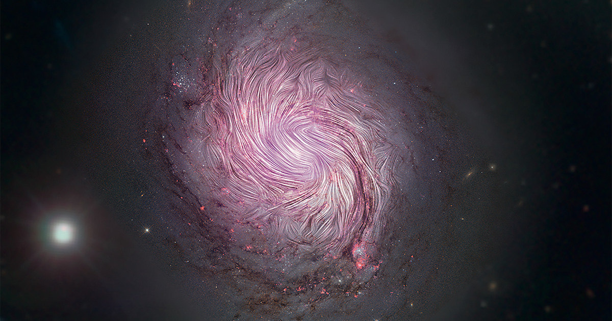 Космический шедевр: как выглядит далекая галактика