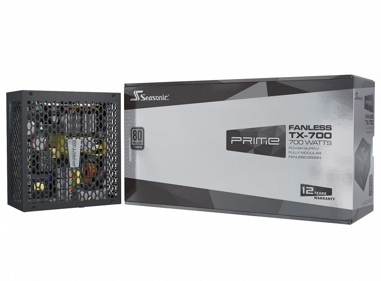 Серию Seasonic Prime Fanless пополнили БП мощностью 450 Вт, 500 Вт и 700 Вт