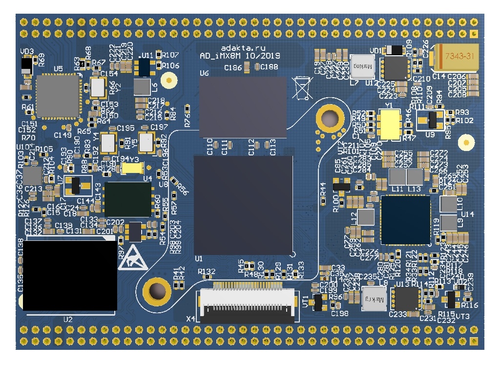 Разработка модуля на iMX8 от NXP. Особенности переноса трассировки DDR - 1