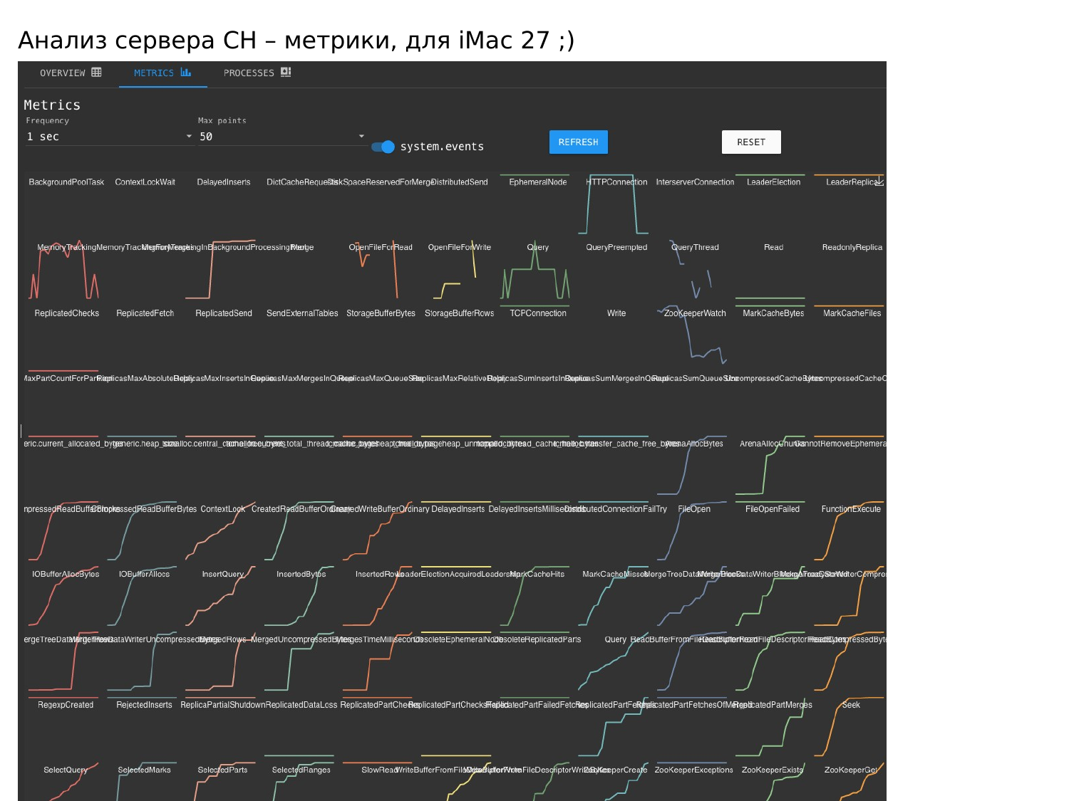 ClickHouse – визуально быстрый и наглядный анализ данных в Tabix. Игорь Стрыхарь - 36