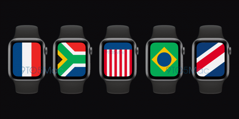 Apple Watch для настоящих патриотов. Циферблат International позволит выбрать в качестве изображения флаг своей страны